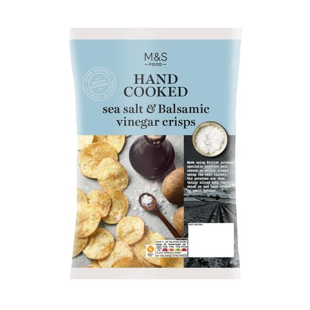 M&amp;amp;S Sea Salt &amp;amp; Balsamic Vinegar Crisps   150g