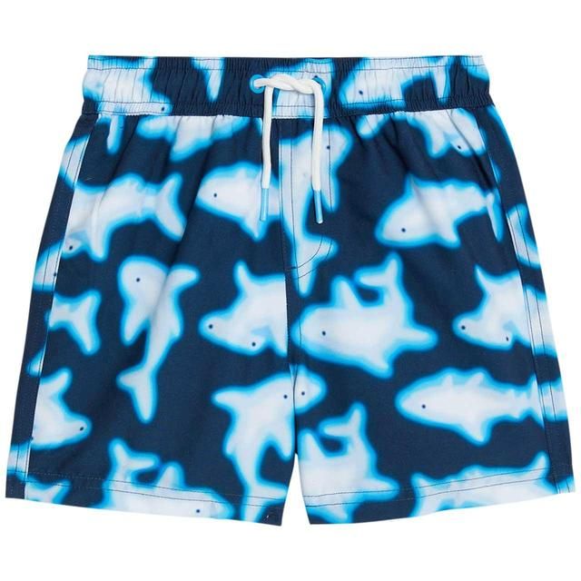 M&amp;amp;S Shark Swim Short 2-8 Years Navy