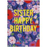 M&amp;amp;S Sister Floral Birthday Card