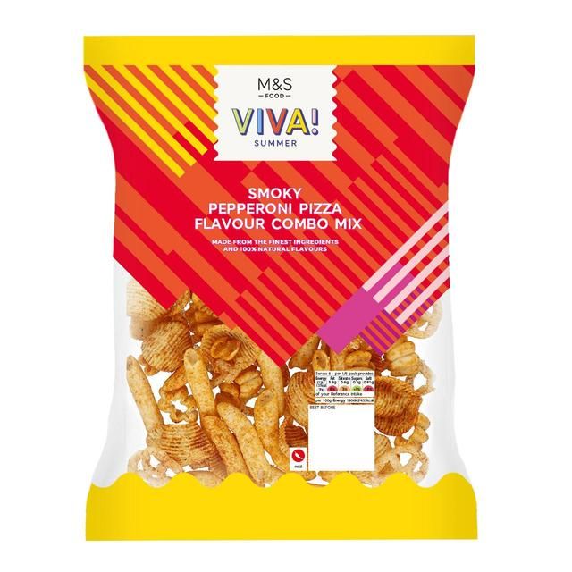 M&amp;amp;S Smoky Pepperoni Pizza Flavour Combo Mix   150g
