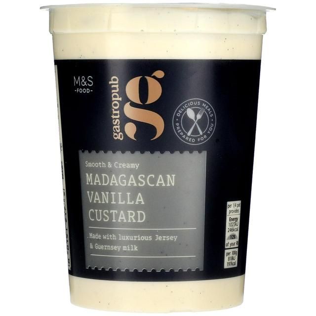 M&amp;amp;S Smooth &amp;amp; Creamy Madagascan vanilla custard   500ml