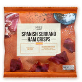 M&amp;amp;S Spanish Serrano Ham Crisps   25g