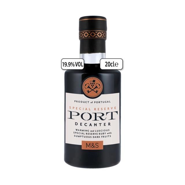 M&amp;amp;S Special Reserve Port Decanter   20cl