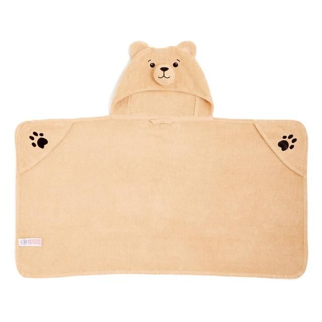 M&amp;amp;S Spencer Bear Hooded Towel S Honey