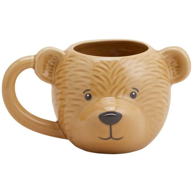 M&amp;amp;S Spencer Bear Shaped Mug Brown