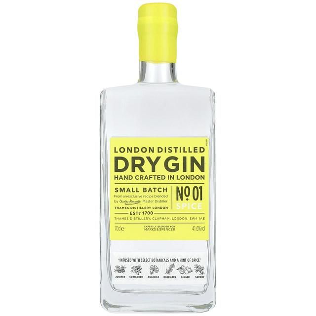 M&amp;amp;S Spiced London Distilled Dry Gin   70cl