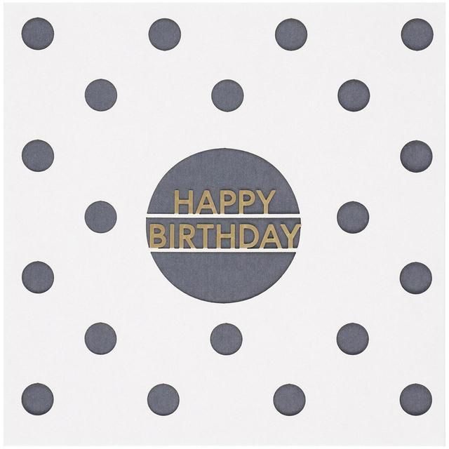 M&amp;amp;S Spots Birthday Card