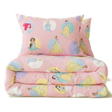 M&amp;amp;S Spotted Disney Princesses Bedset Single Pink Mix