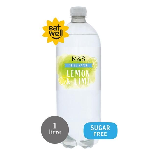 M&amp;amp;S Still Lemon &amp;amp; Lime Water   1L