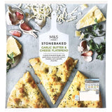 M&amp;amp;S Stonebaked Garlic &amp;amp; Cheese Flatbread Frozen   240g
