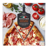 M&amp;amp;S Stonebaked Woodfired Ham &amp;amp; Mascarpone Pizza Frozen   390g