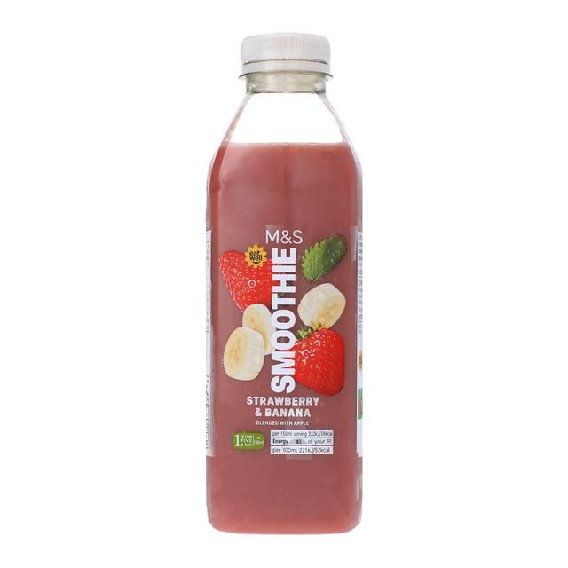 M&amp;amp;S Strawberry &amp;amp; Banana Smoothie   750ml