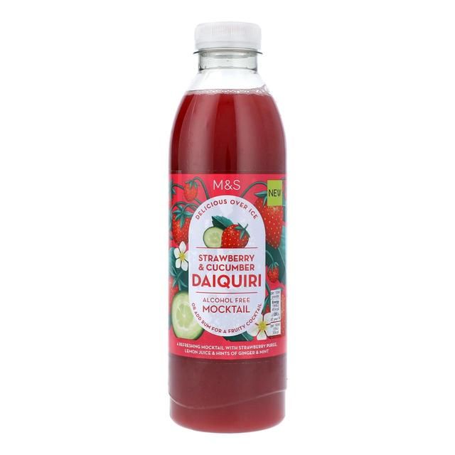 M&amp;amp;S Strawberry &amp;amp; Cucumber Daiquiri Mocktail   750ml