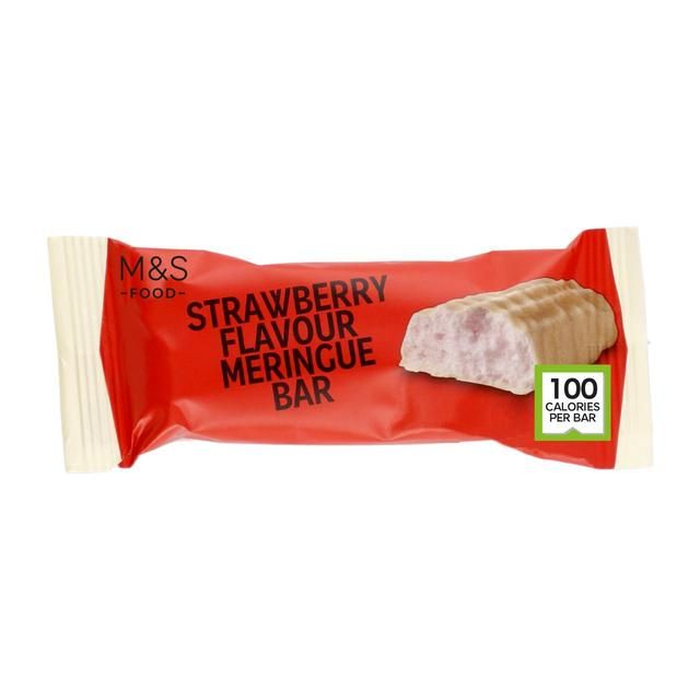 M&amp;amp;S Strawberry Flavour Meringue Bar   20g