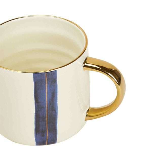 M&amp;amp;S Striped Mug Blue