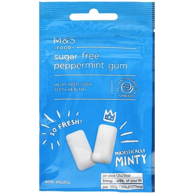 M&amp;amp;S Sugar Free Peppermint Gum   27g