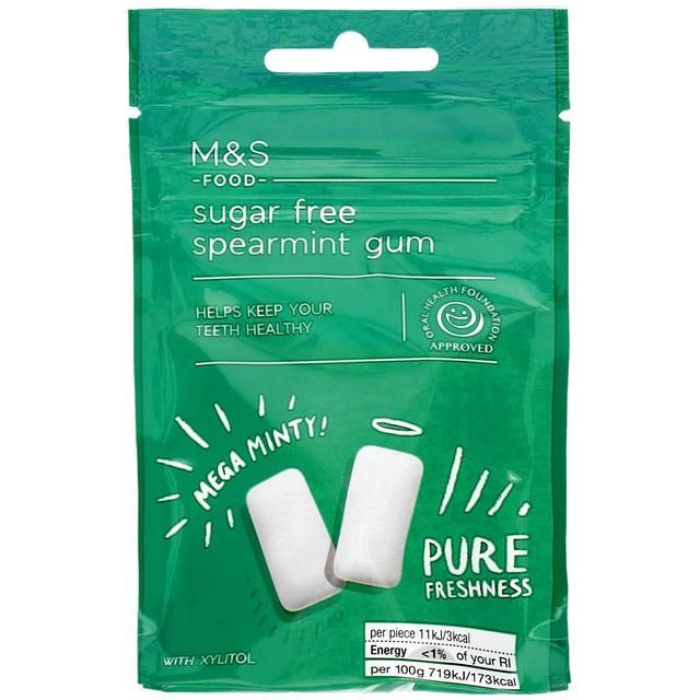 M&amp;amp;S Sugar Free Spearmint Gum   27g
