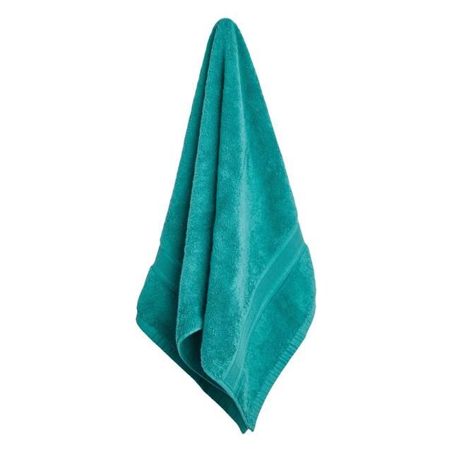 M&amp;amp;S Super Soft Antibacterial Cotton Bath Sheet Teal