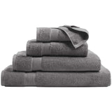 M&amp;amp;S Super Soft Pure Cotton Antibacterial Towel Face Towels 2pk Charcoal   2 per pack