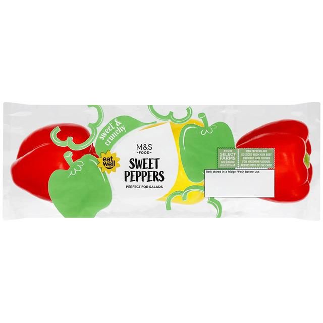 M&amp;amp;S Sweet Peppers   3 per pack