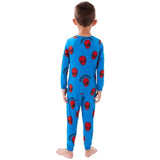 M&amp;amp;S TB CE Spiderman Pure Cotton Pyjamas Blue Mix 3-4 Y