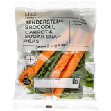 M&amp;amp;S Tenderstem Broccoli Carrot &amp;amp; Sugar Snap Peas   80g