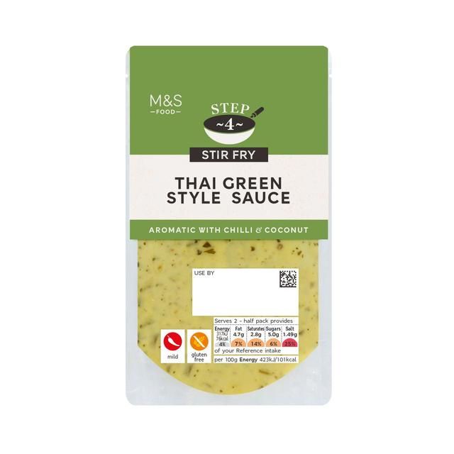 M&amp;amp;S Thai Green Curry Style Sauce   150g