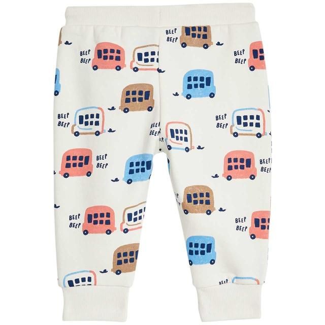M&amp;amp;S Transport Joggers 0-3 Years Cream Mix