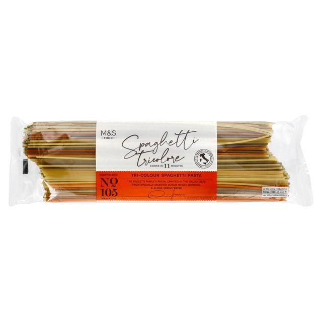 M&amp;amp;S Tri-Colour Spaghetti   500g