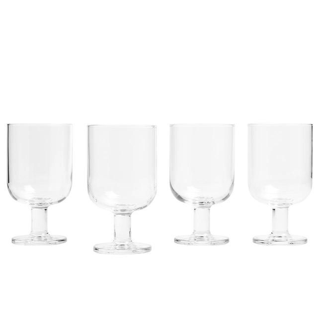 M&amp;amp;S Tribeca Clear Stackable Wine Glasses Set   4 per pack