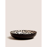 M&amp;amp;S Tribeca Stoneware Pasta Bowl One Size Black Mix