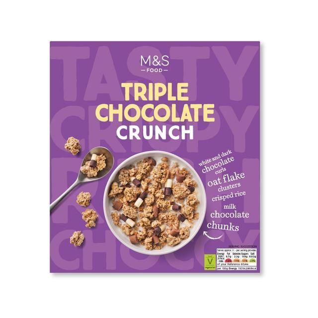 M&amp;amp;S Triple Chocolate Crunch   500g