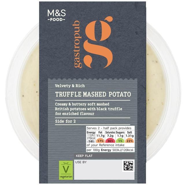 M&amp;amp;S Truffle Mashed Potato   450g