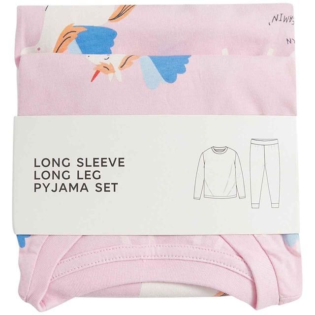 M&amp;amp;S Unicorn Pyjamas 2-7 Years Pink