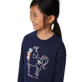 M&amp;amp;S Unicorn Tops 4 Pack 2-7 Years Pink