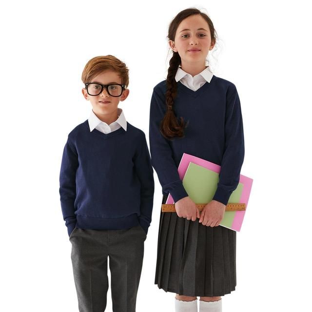 M&amp;amp;S Unisex 2 Pack Cotton Jumper with Stay new 13-14 Y   2 per pack