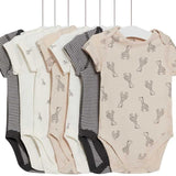 M&amp;amp;S Unisex Giraffe Bodysuits Newborn-3 Years Yellow