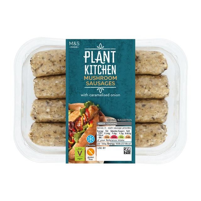 M&amp;amp;S Veggie Mushroom Sausages   320g