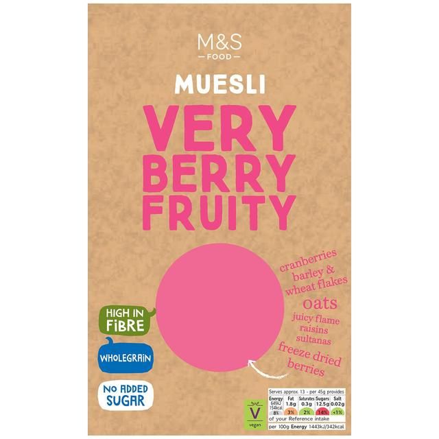 M&amp;amp;S Very Berry Fruity Muesli   600g