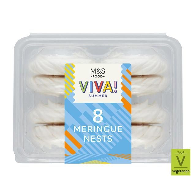 M&amp;amp;S VIVA 8 Meringue Nests   96g