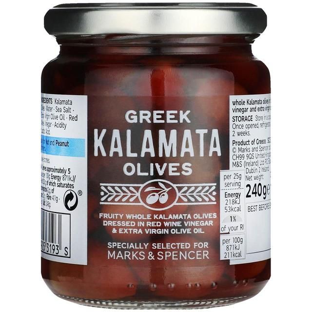M&amp;amp;S Whole Kalamata Olives    240g
