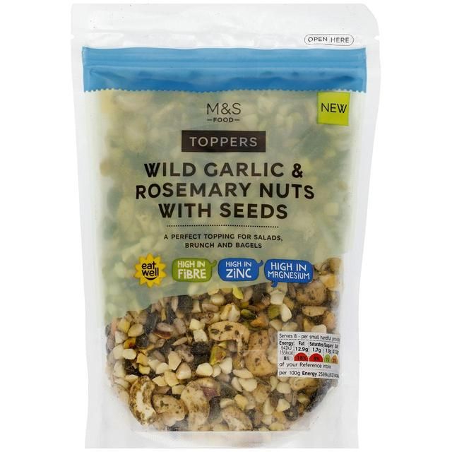 M&amp;amp;S Wild Garlic &amp;amp; Rosemary Nuts with Seeds Toppers   200g