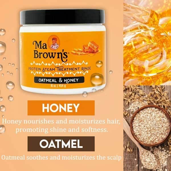 Ma Browns Oatmeal &amp;amp; Honey Protein Steam Rise Treatment