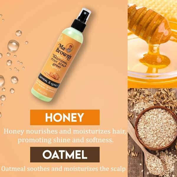 Ma Browns Traditional Itchy Scalp Spray Oatmeal &amp;amp; Honey