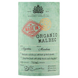 Made in Mendoza Organic Malbec   75cl