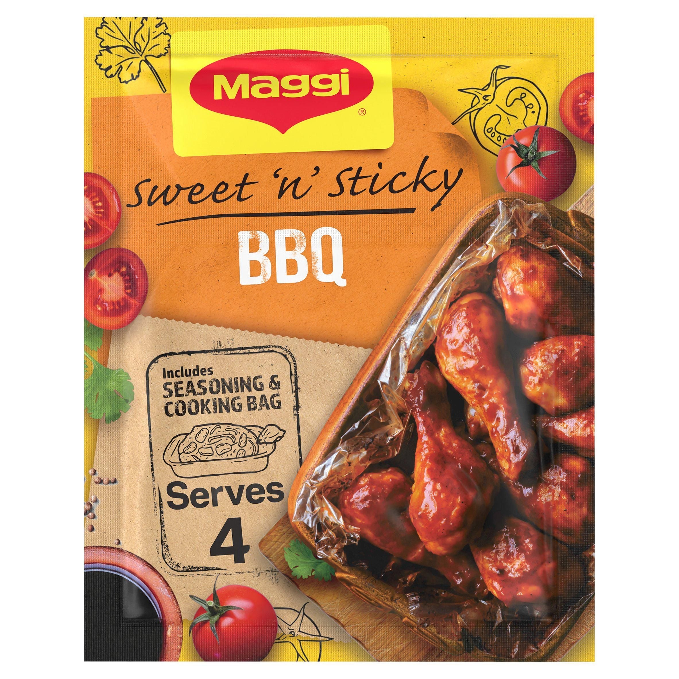 Maggi So Juicy Sweet &amp;amp; Sticky BBQ Chicken Herbs &amp;amp; Spices Recipe Mix