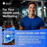 Magnesium Supplement 516mg with Zinc - 120s High Strength