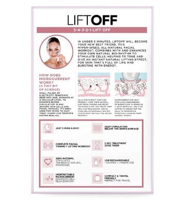 Magnitone LiftOff MicroCurrent Facial Toning and Lifting (Pink)