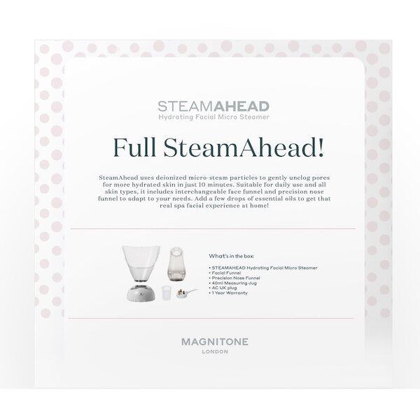 MAGNITONE SteamAhead Hydrating Facial Micro Steamer Grey
