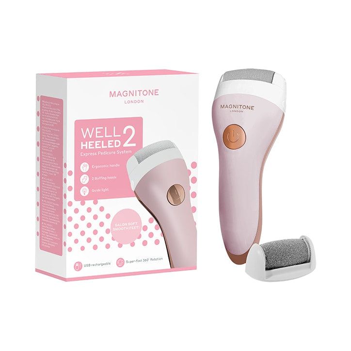 Magnitone Well Heeled 2 Rechargeable Express Pedicure System - Pink
